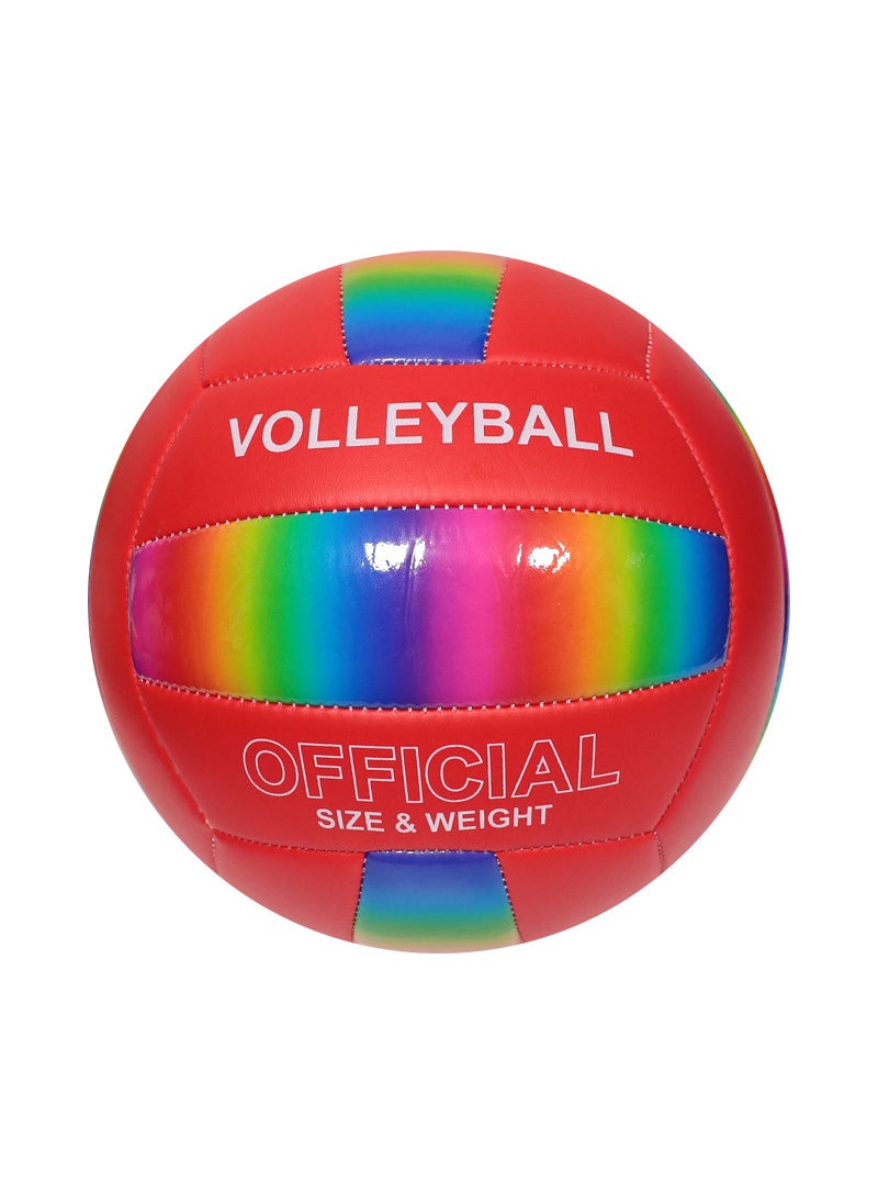 1 x 5 pcs Professional PVC Volleyball Official Size 5 thickened color volleyball