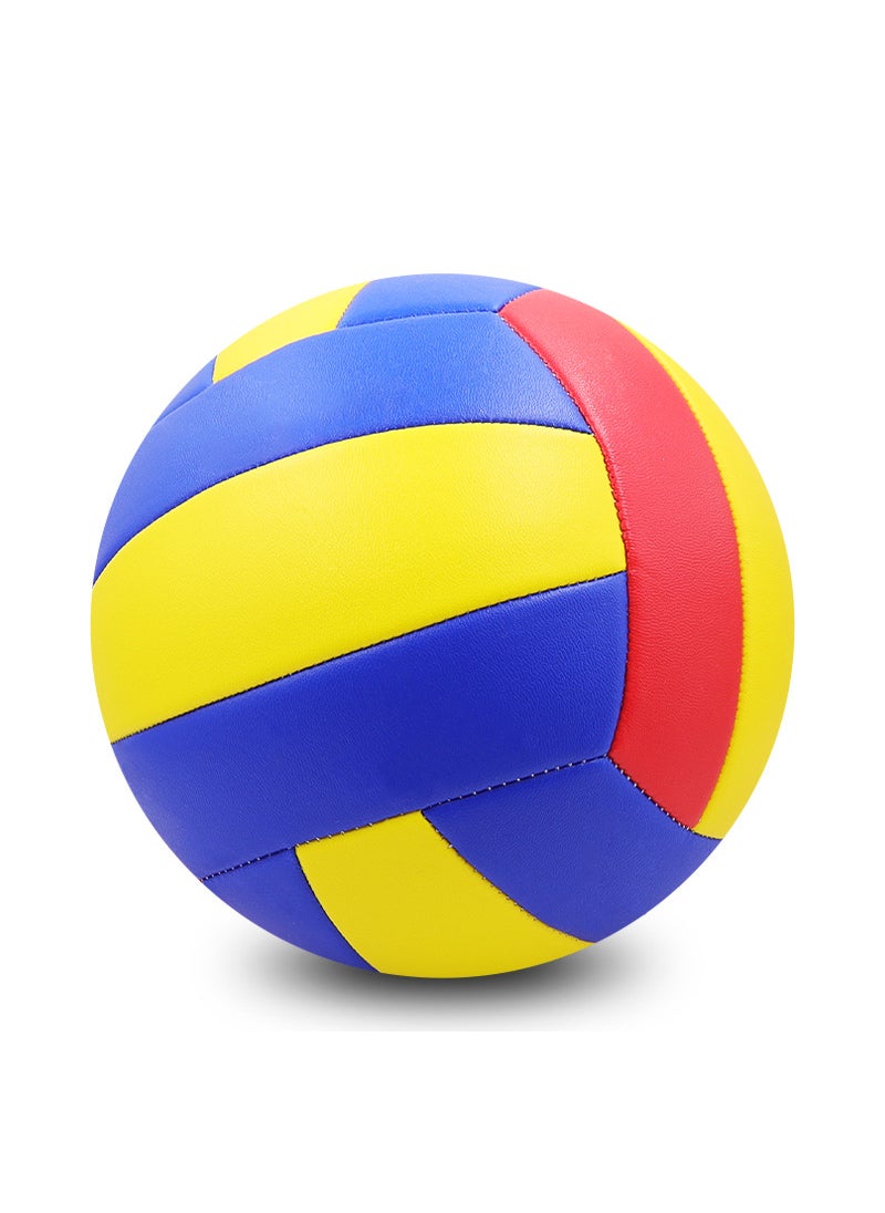 1 x 5 pcs Professional PVC Volleyball Official Size 5 Red Yellow Blue