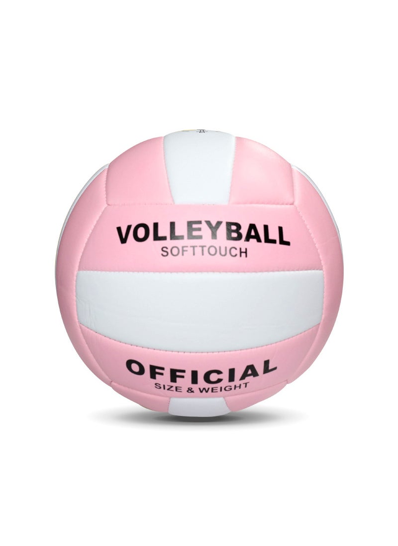 1 x 5 pcs Professional PVC Volleyball Official Size 5 Macaroon sky powder