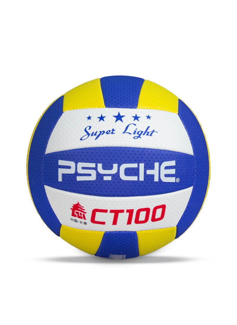 PSYCHE No.7 TPE Soft Volleyball Competition Use No. 7 gas volleyball blue yellow White