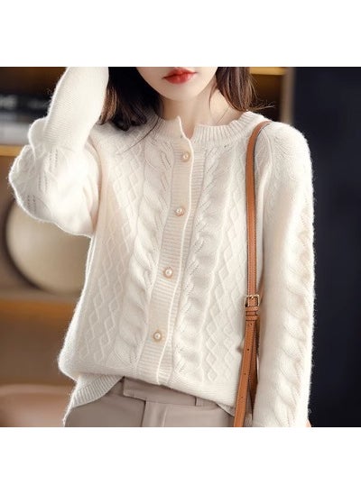 2024 Early Autumn Casual Knit Cardigan 2298 beige