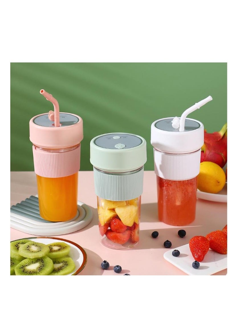 350ML Juicer Multi functional Electric Juice Cup Large Capacity Portable Blender Juice Cup Creative Gift