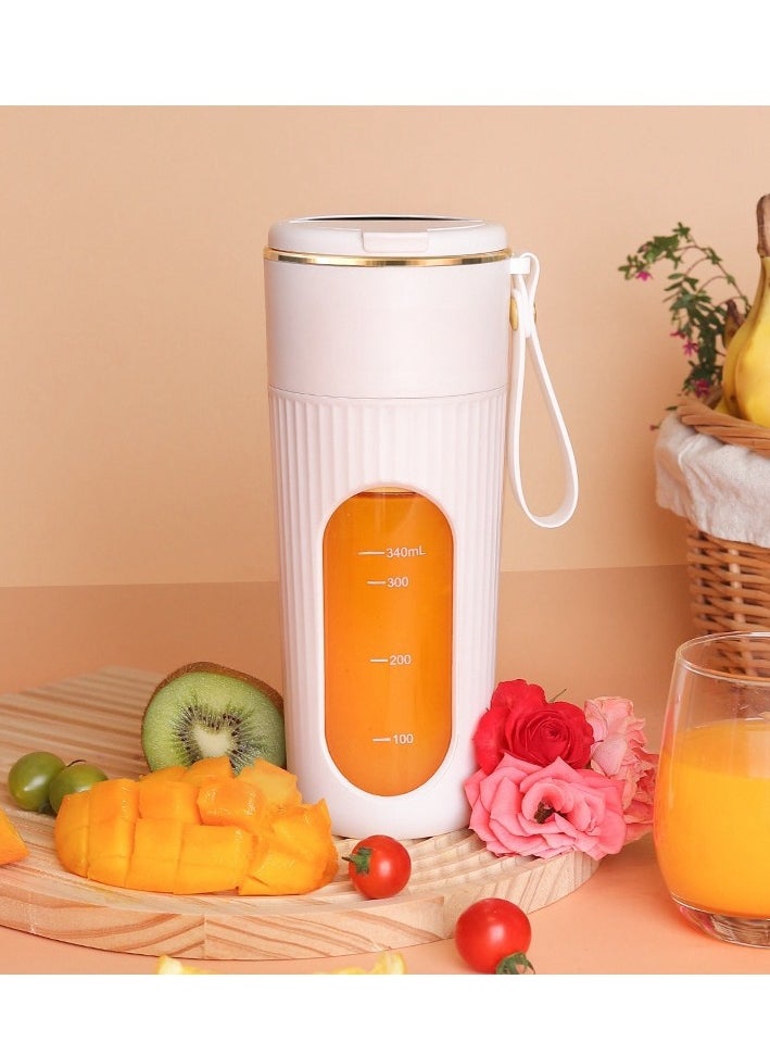 340ML Juicer Multi functional Electric Mini Portable Fruit Squeezing and Juice Mixing Cup