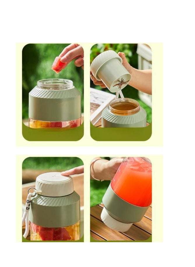 1000ML Juicer Multi functional Electric Juice Cup Large Capacity Portable Blender Juice Cup Creative Gift