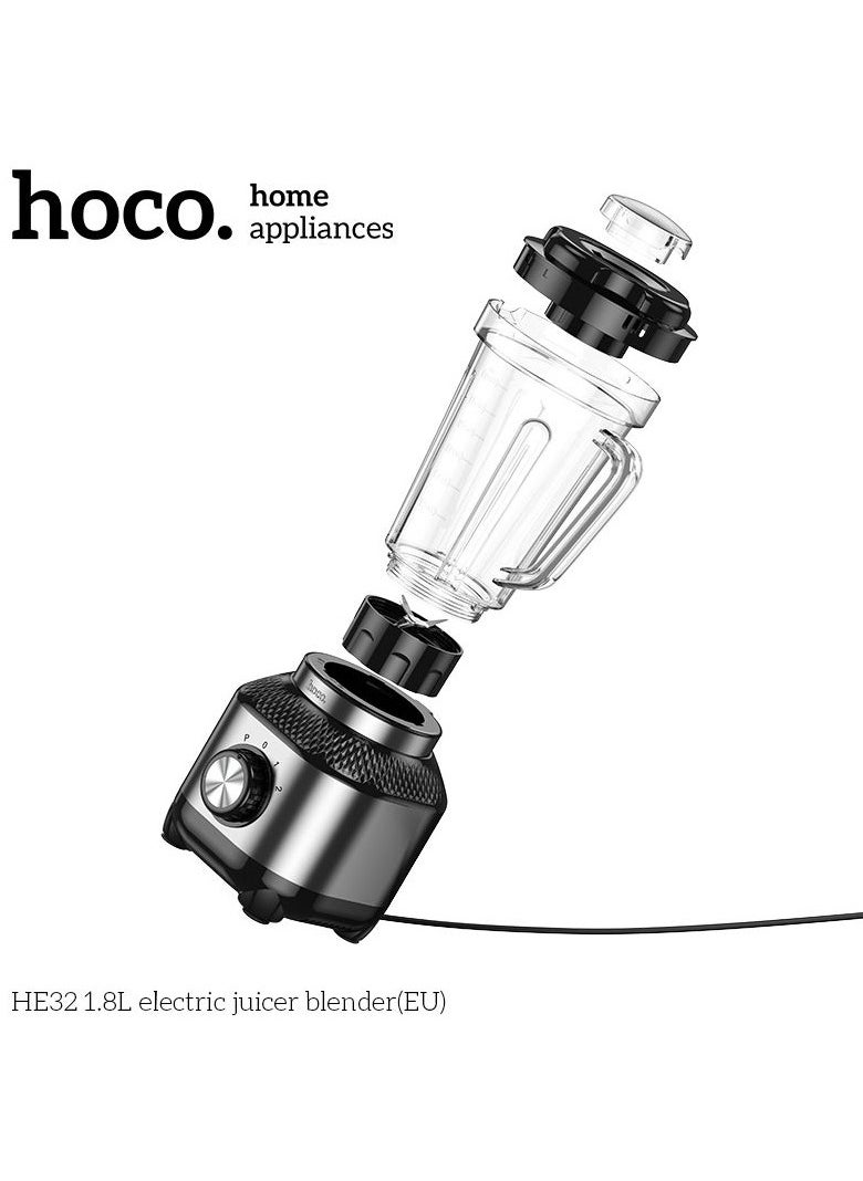 Hoco HE32 Electric Juicer Blender, 600W, 1.8L Tank Capacity