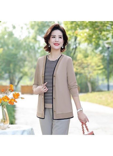 2023 Womens Knit Cardigan Set Autumn Fashion Cyan