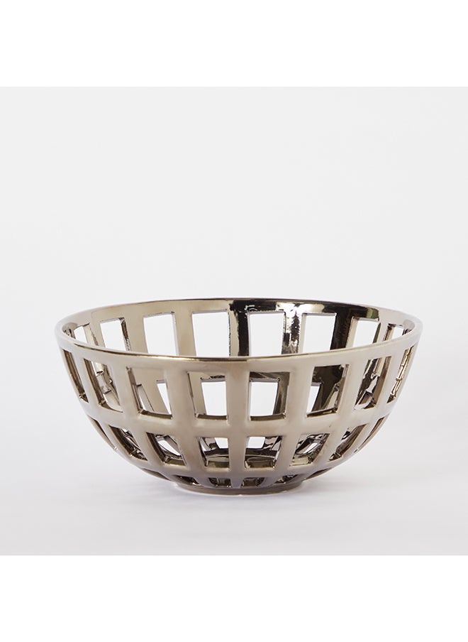 Ash Ceramic Decorative Bowl 24.8 x 10 x 24.8 cm