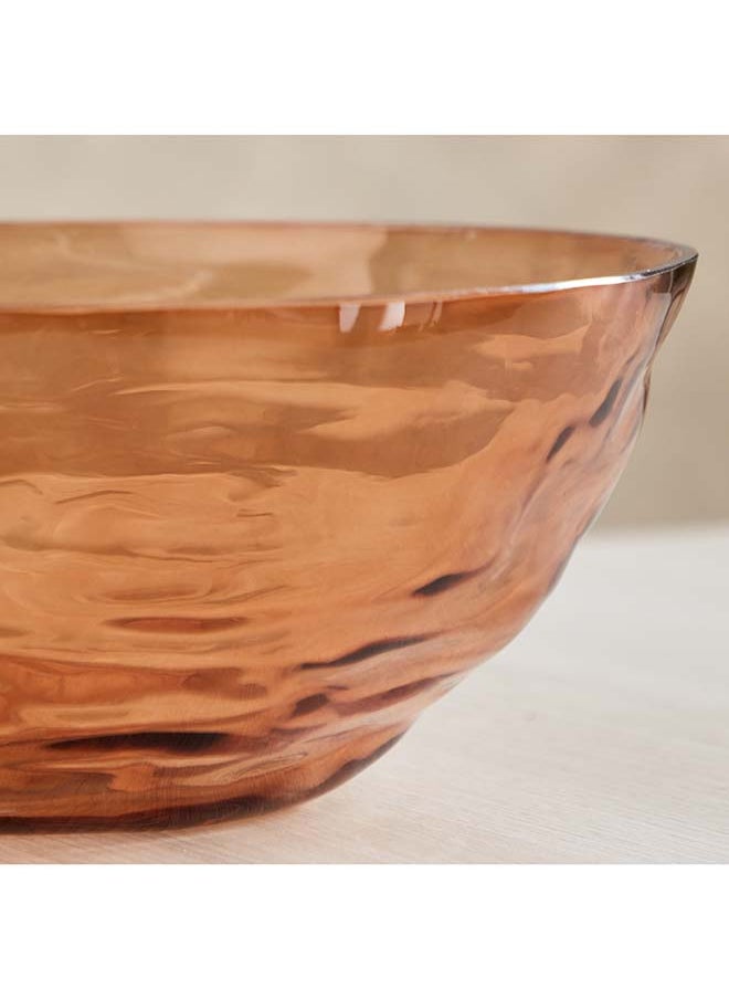 Adro Organic Amber Glass Vase 25 x 10.5 x 25 cm