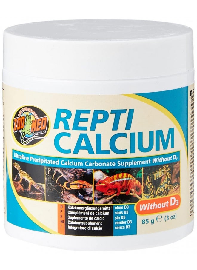 Zoo Med ReptiCalcium Without D3, 3 oz.