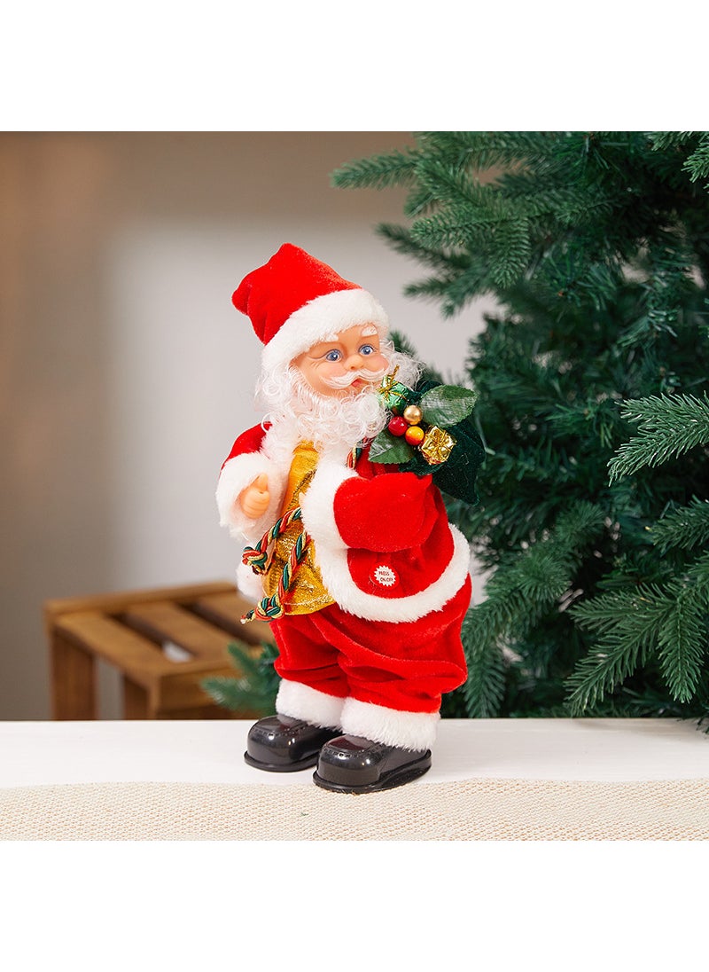 1 x 5 pcs Climbing Santa Claus Christmas Decor Gift Twist Hip Old Man Gift Bag