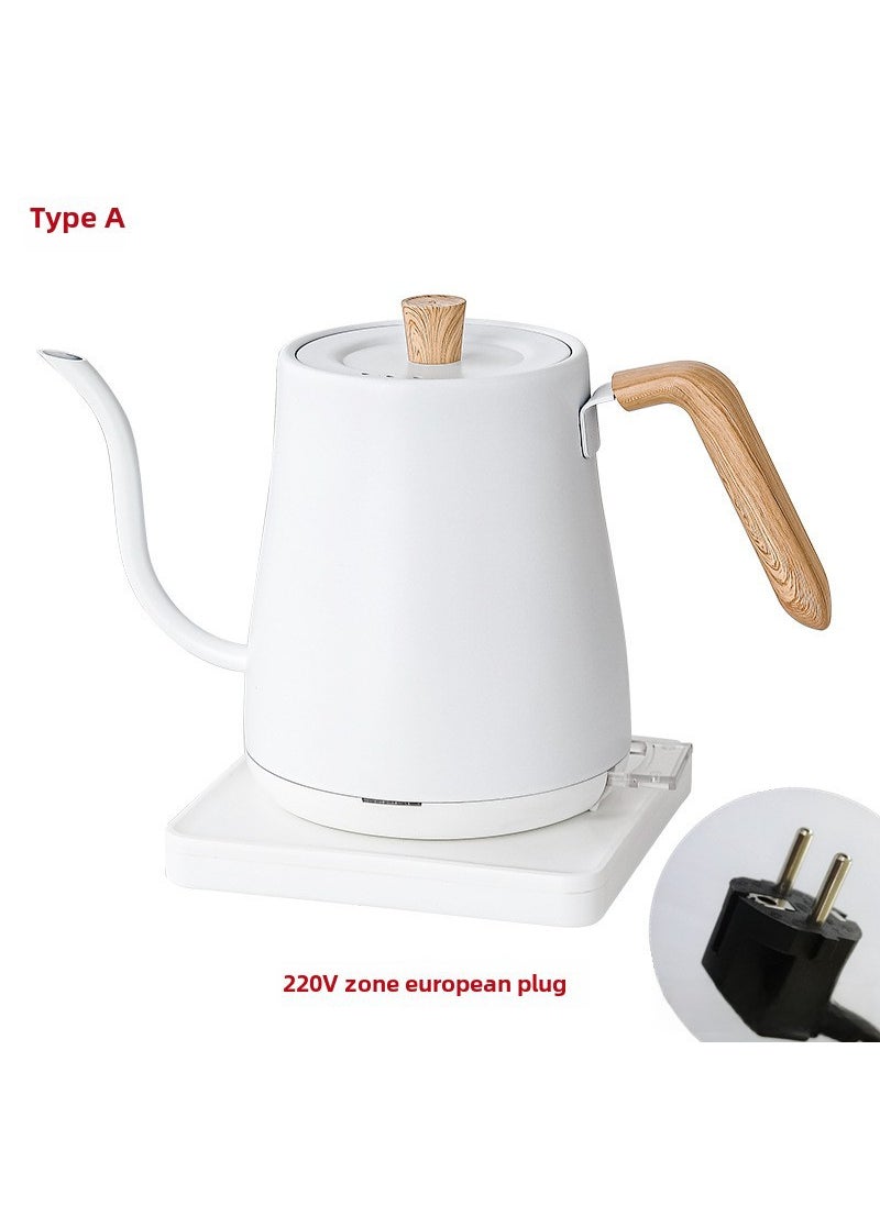 Stainless Steel Electric Kettle Long Spout Type A white wood grain 220V European gauge