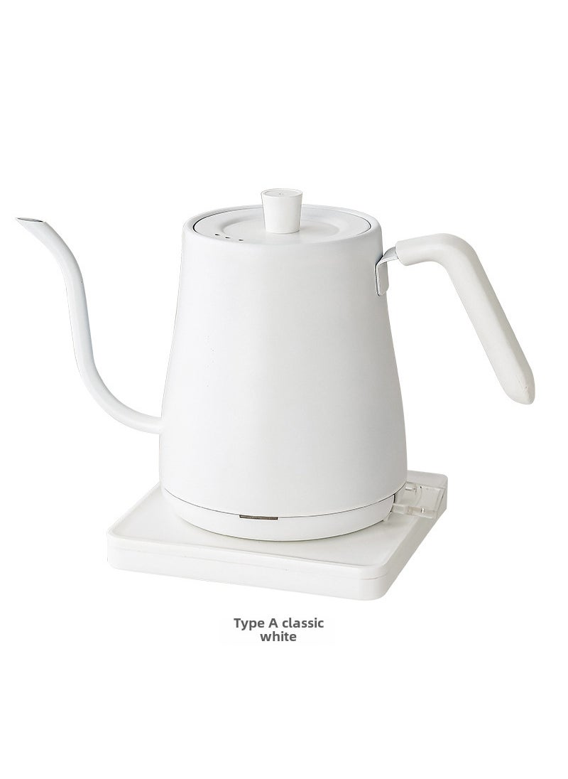 Stainless Steel Electric Kettle Long Spout A type White 220V domestic version