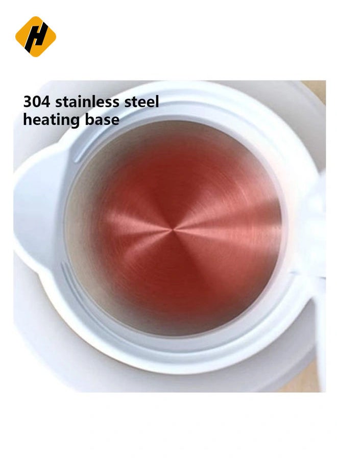 Travel Foldable Silicon Water Heater Jug Collapsible Mini Portable Electric Kettle (Pink)