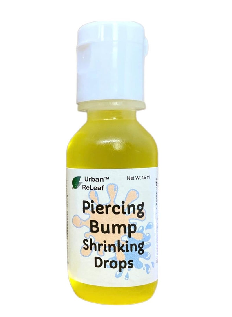 Urban ReLeaf Piercing Bump Shrinking Drops! Keloid Bumps Gentle Effective Aftercare Solution. Natural Essential Oils. Fast Removal Help for Scars Nodules Cartilage Nose Ear Spots. Clean Soothe