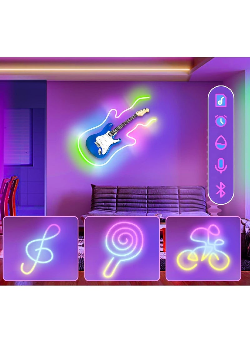 LED Neon RGB Magic Light 5M Bluetooth