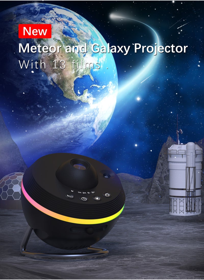 Galaxy Projector Hd Image Large Projection Area Bedroom Night Light Led Light Planetarium Projector