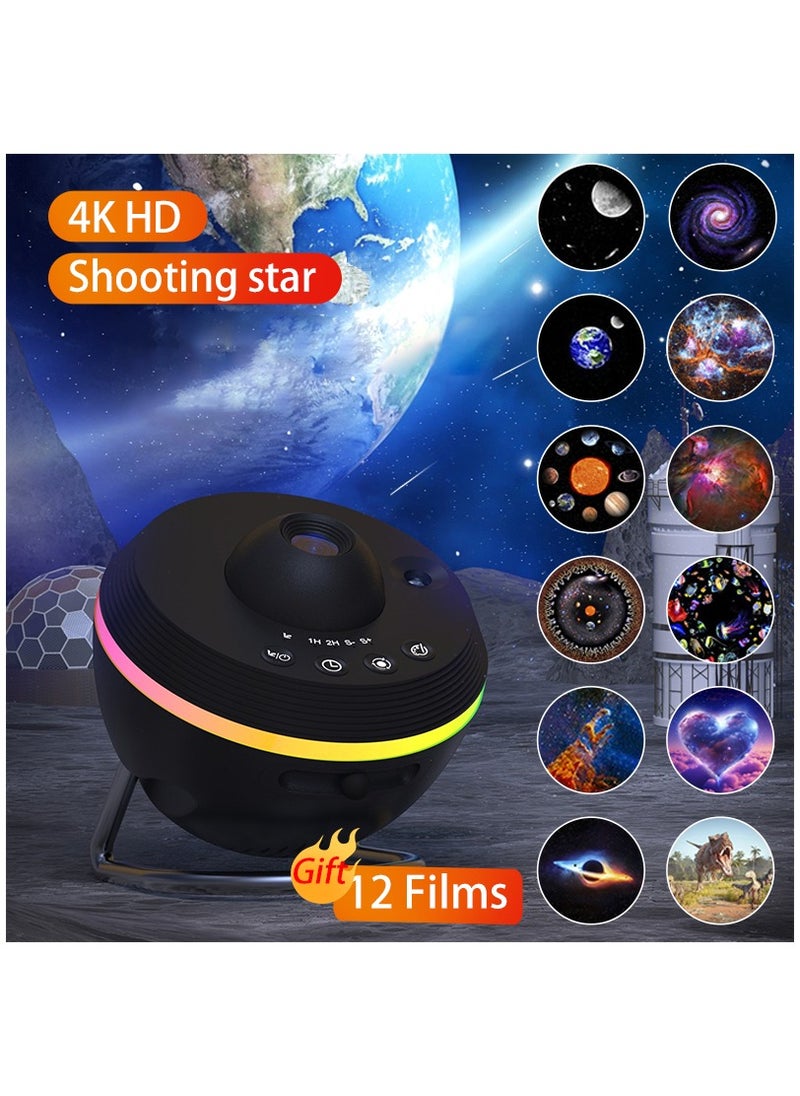 Galaxy Projector Hd Image Large Projection Area Bedroom Night Light Led Light Planetarium Projector