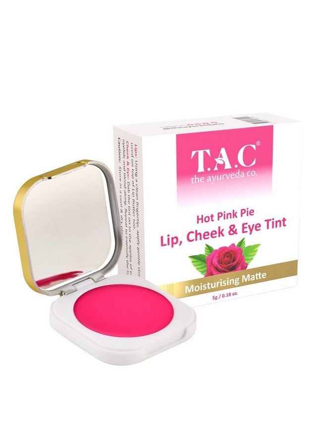 100% Natural Vegan Lip, Cheek & Eye Tint Blush With Roses, Organic Shea Butter,10Gm Sls & Paraben Free