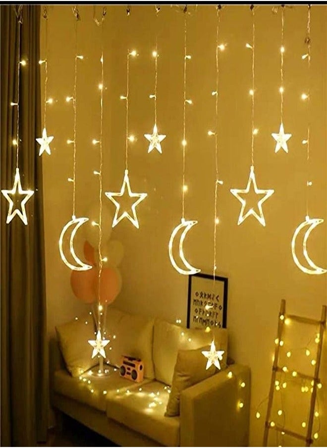 LED Stars And Moons Decorative Light Warm White 3meter