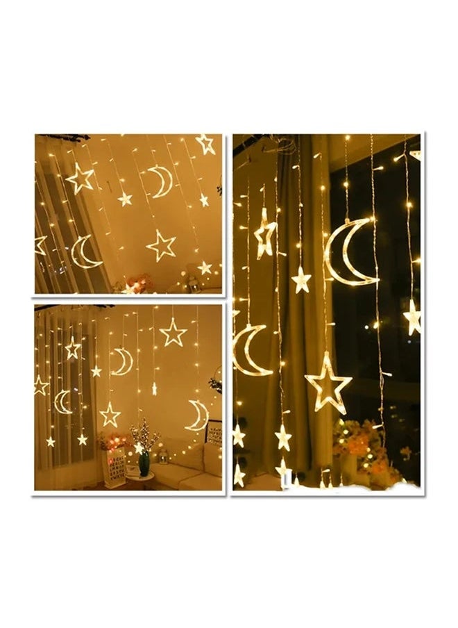 LED Stars And Moons Decorative Light Warm White 3meter