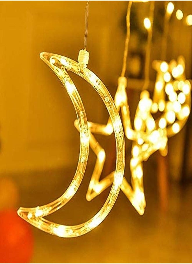 LED Stars And Moons Decorative Light Warm White 3meter