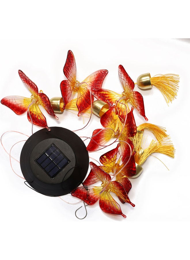 Solar Wind Bell Lamp Multicolour