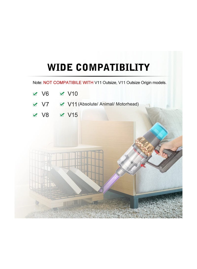 Trigger Lock, Fit for Dyson V6 V7 V8 V10 V11 V15 Detect Absolute Animal Motorhead Vacuum Cleaner, Power Button Attachments, Free Your Finger (Not for Outsize)