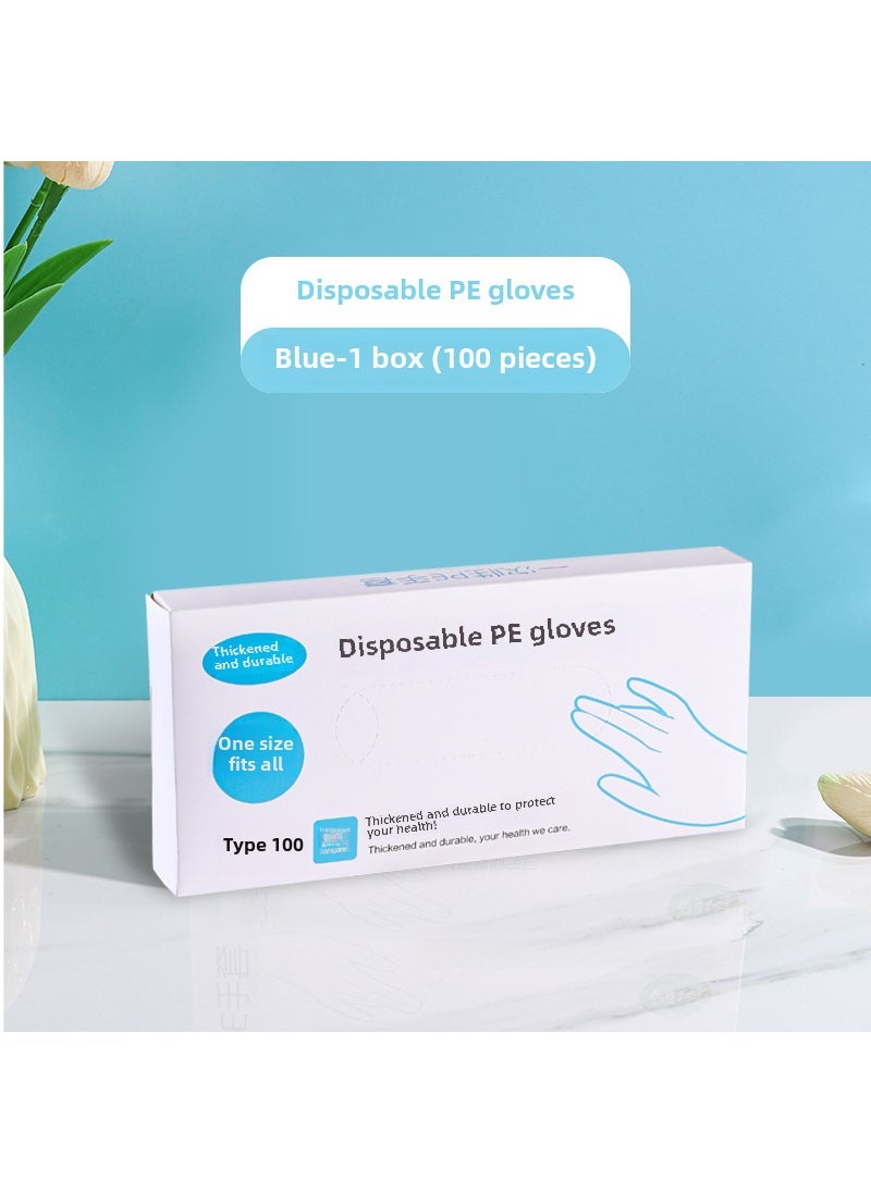 Disposable Thick TPE Gloves for Food Safety Pe white boxed 100