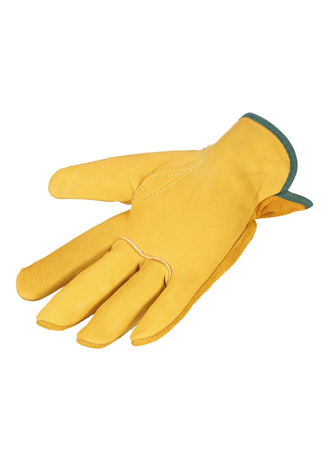 Non Slip Safety Worker Gardening Gloves Yellow 0.5x0.5x32centimeter