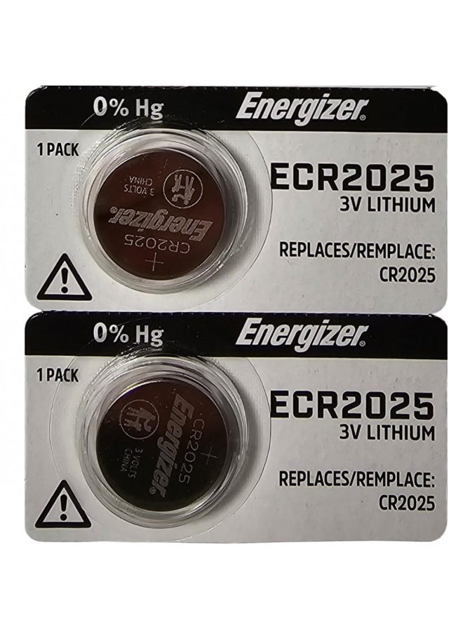 Energizer CR2025 Lithium Battery Pack Of 2