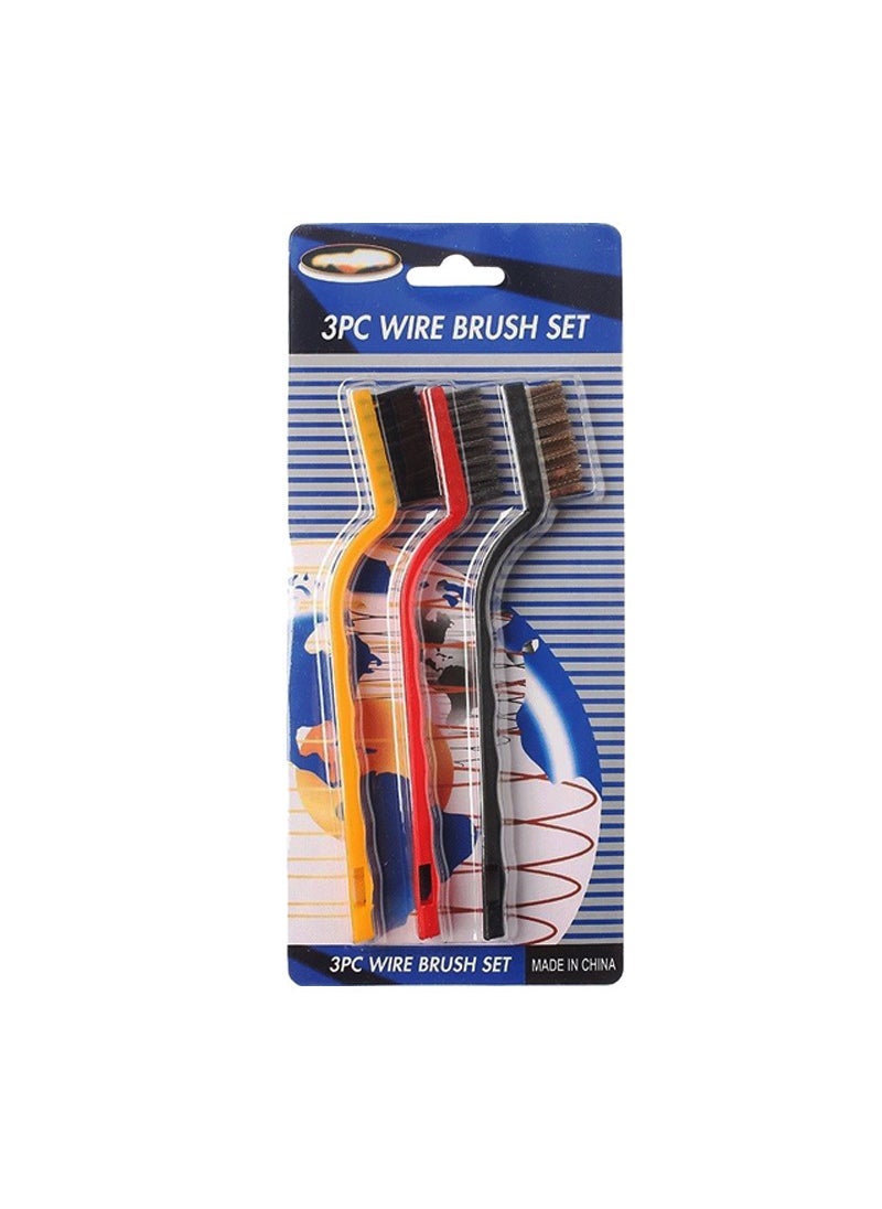 Japanese Gas Stove Cleaning Brushes 3-Pack 3-suction card