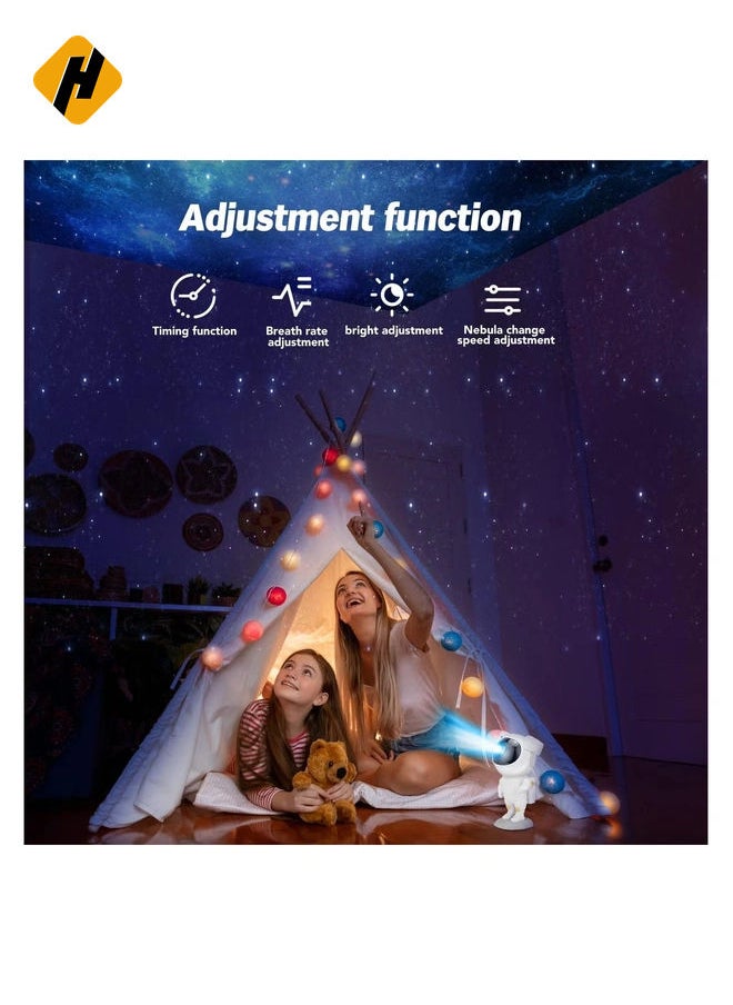 Star Projector Night Lights,Kids Room Decor Aesthetic,Tiktok Astronaut Galaxy Projector Night Light,Remote Control Timing and 360°Rotation Magnetic Head,Lights for Bedroom,Gaming Room Decor