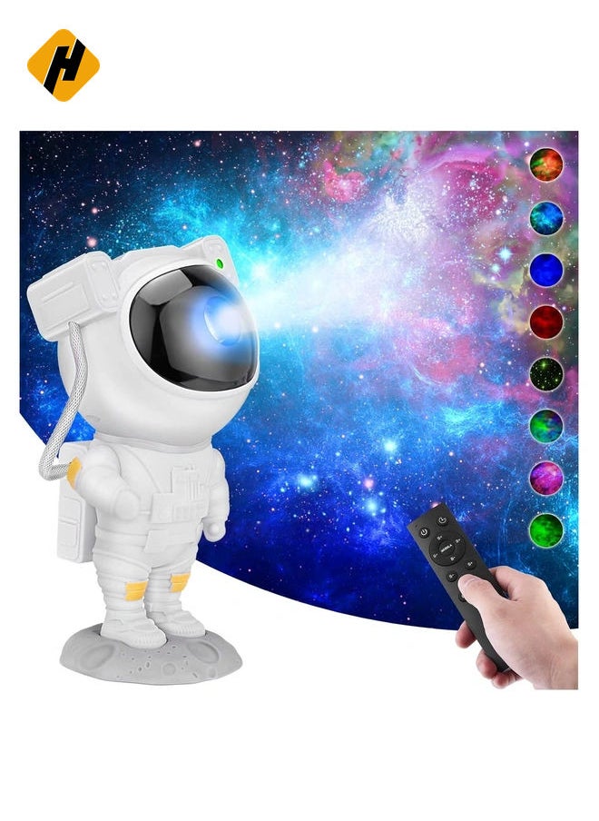 Star Projector Night Lights,Kids Room Decor Aesthetic,Tiktok Astronaut Galaxy Projector Night Light,Remote Control Timing and 360°Rotation Magnetic Head,Lights for Bedroom,Gaming Room Decor