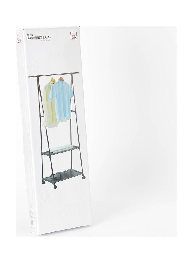 Garment Rack Black 156 x 84.5cm