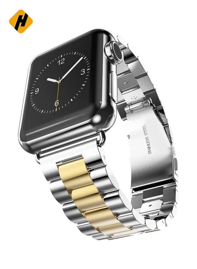 Stainless Steel Strap Metal Bracelet for Apple Watch Series 6/5/4/3/2/SE - 38/40 mm