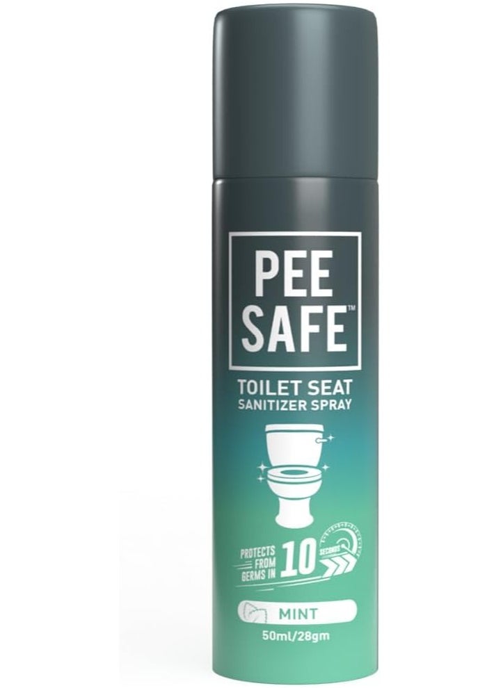 PEESAFE PEE SAFE Toilet Seat Sanitizer Mint Spray, 75 ml