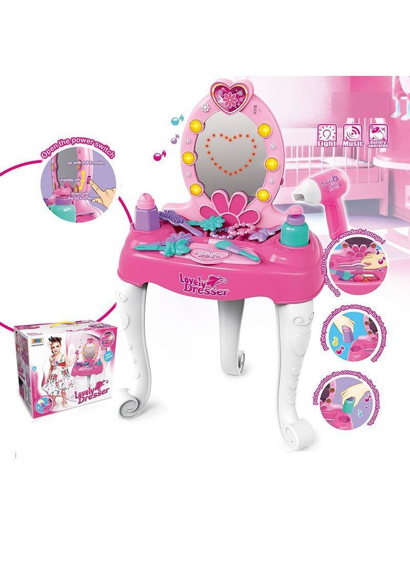 Kids Makeup Toy Set for Girls Age 6-8 8303 small dresser