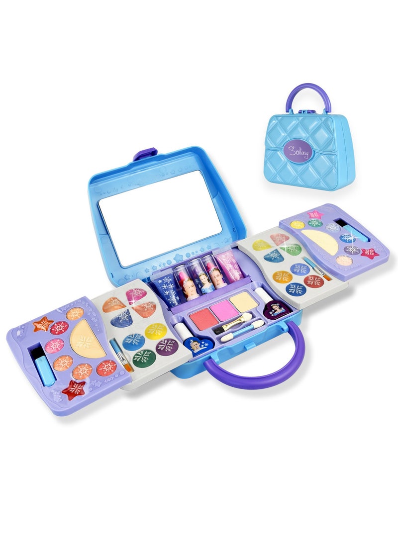 1 x 5 pcs Kids Makeup Toy Set Washable Princess Gift (The product is exclusively for cross-border supply and is prohibited for personal use or domestic sales. Purchasing is equivalent to defaulting to our purchase disclaimer)