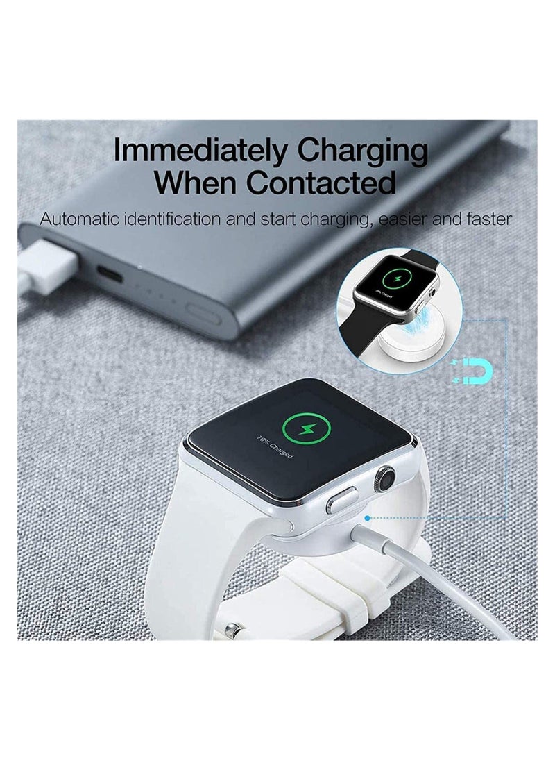 iWatch Charger Wireless Smart Watch Magnetic Charging Cable, [MFi Certified] Wireless Charging Pad Cord For Apple Watch Series 6/SE/5/4/3/2/1