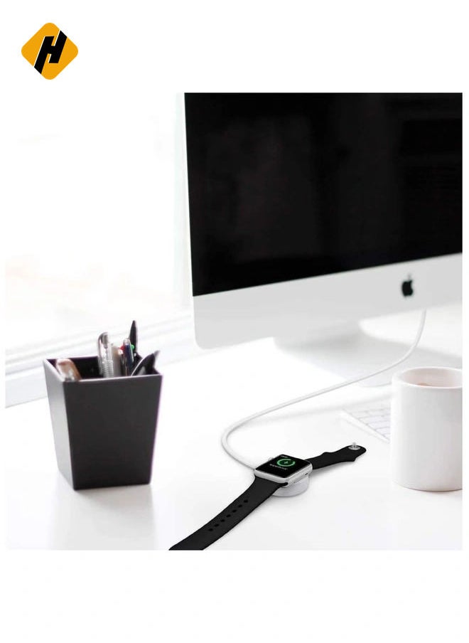 Magnetic Wireless Charging Dock Portable Smart USB Watch Charger Cable For Apple iWatch (Series 5/4/3/2) Apple watch For iPhone