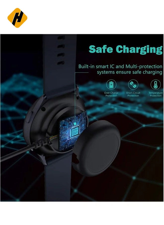 Charger Compatible with Samsung Galaxy Watch 4/4 Classic Watch3 Active 1 2 SM-R500 SM-R830 SM-R820 SM-R840 SM-R850