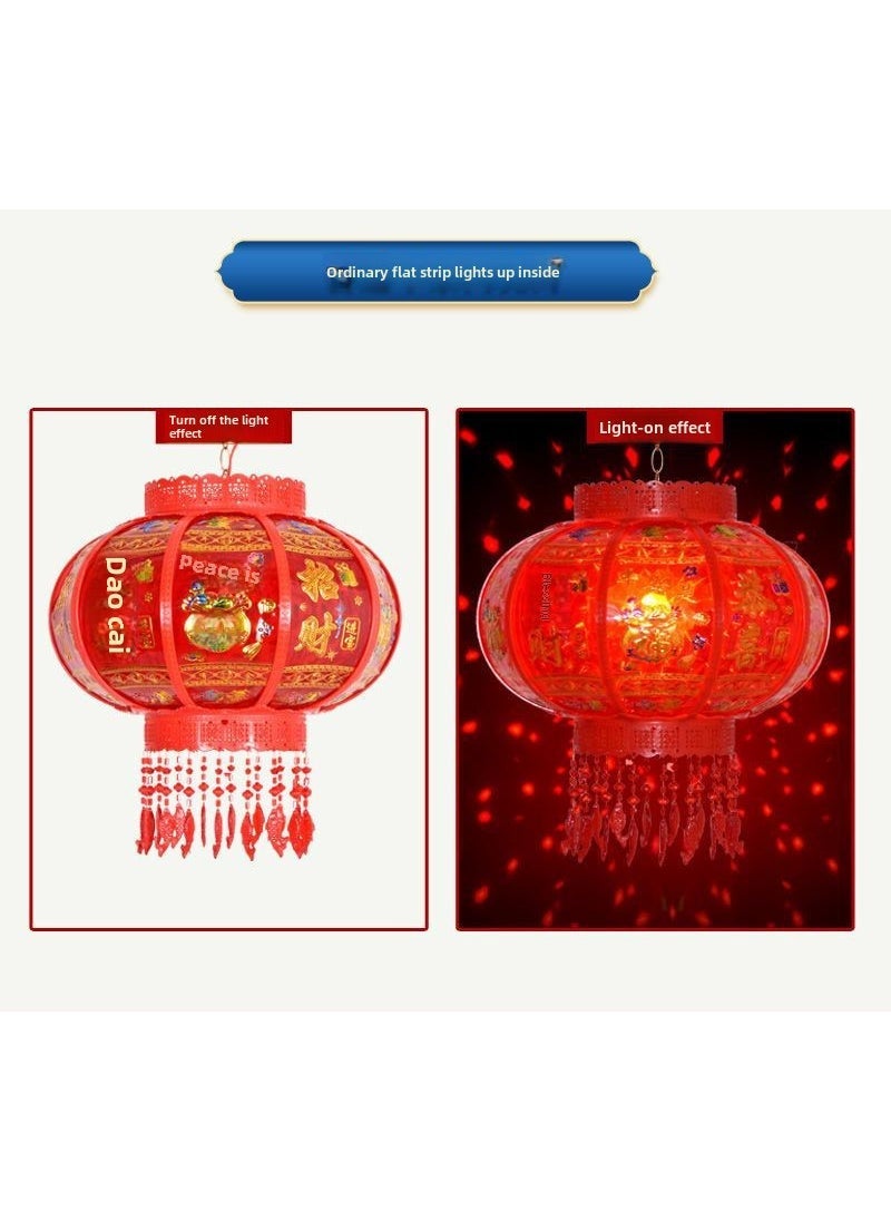 2024 Luxury Rotating Lantern Colorful Crystal 40# ordinary