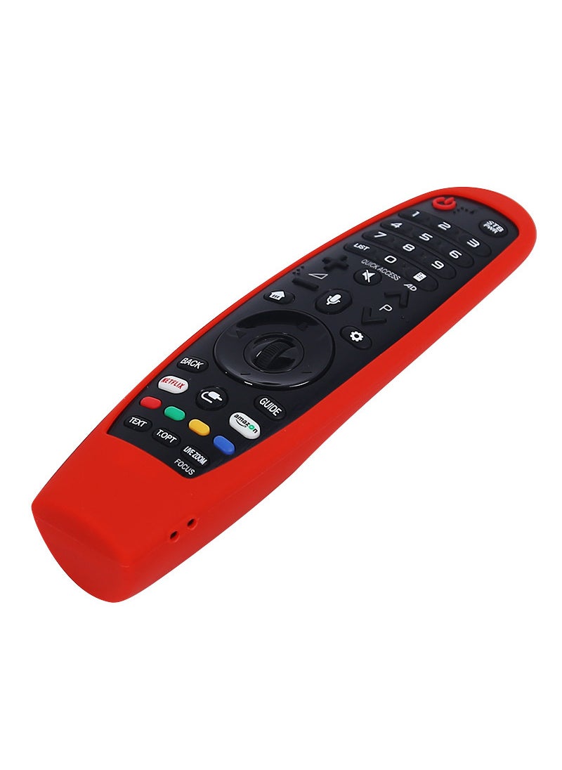 1 x 5 pcs LG AN-MR19BA TV Silicone Glow Protective Cover Red