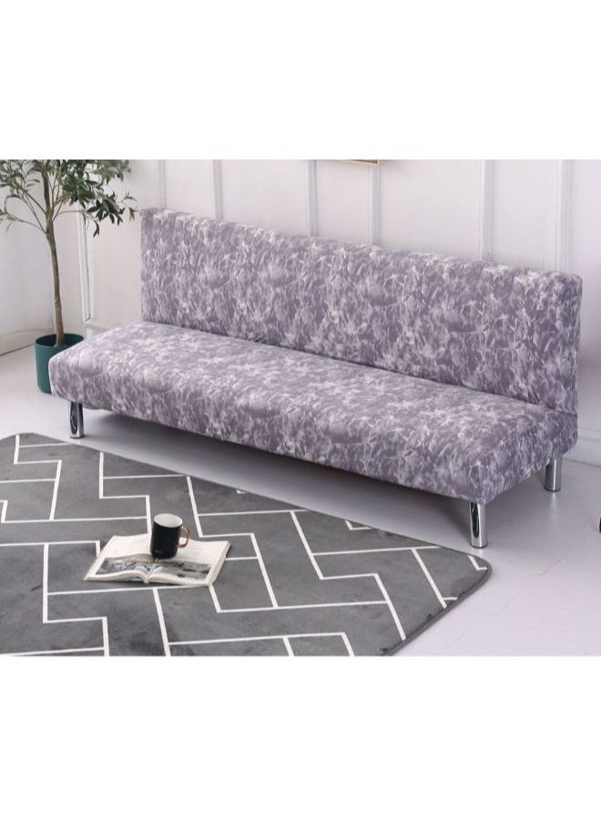 Marble Pattern Sofa Slipcover Grey 155 x 185cm