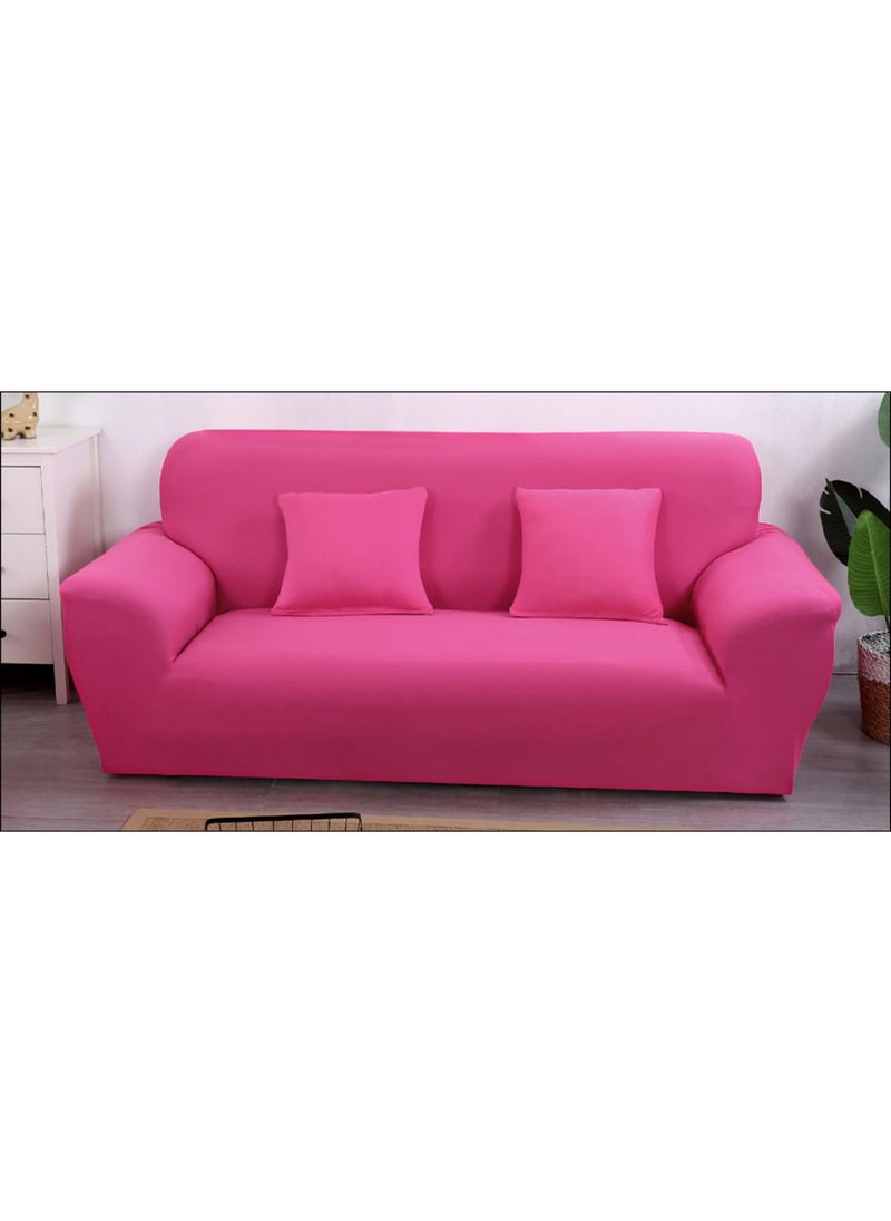 Simple Couch Protector Sofa Slipcover Pink 90 x 140cm