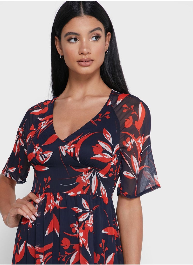 Floral Print Dress