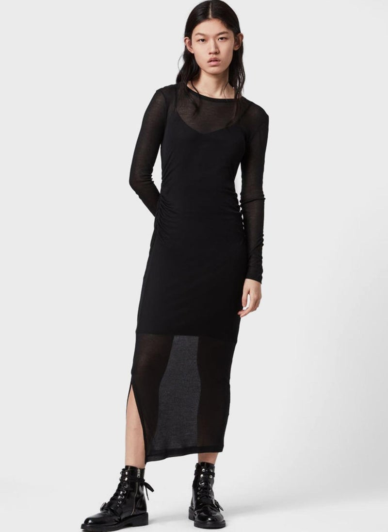 Francesco Side Split Dress