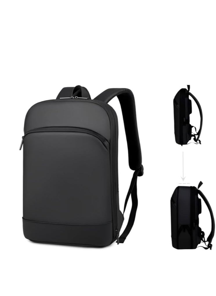 Business Travel Waterproof Backpack, Multi-functional Large Capacity Expandable Computer Bag for Handheld or Shoulder Carry