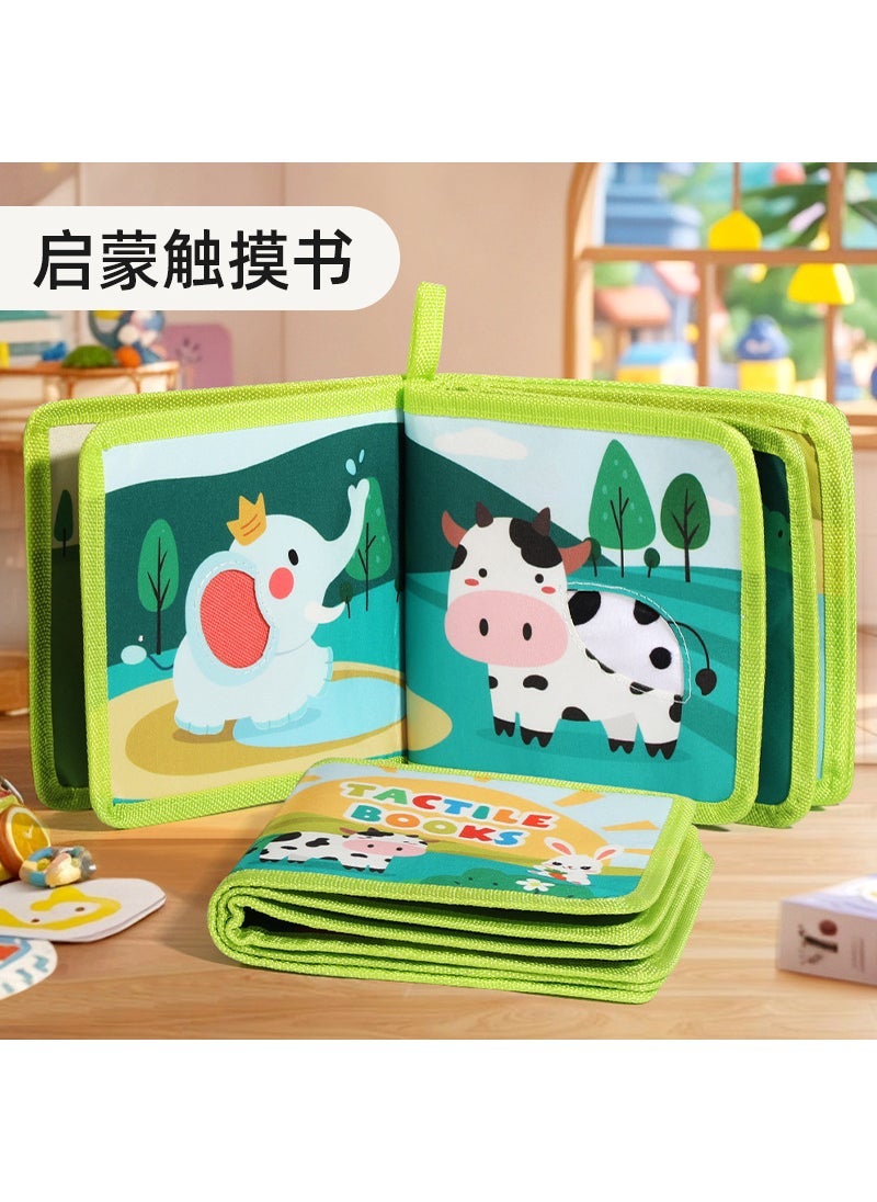 Tear-Resistant Baby Cloth Book Washable Touch book-farm