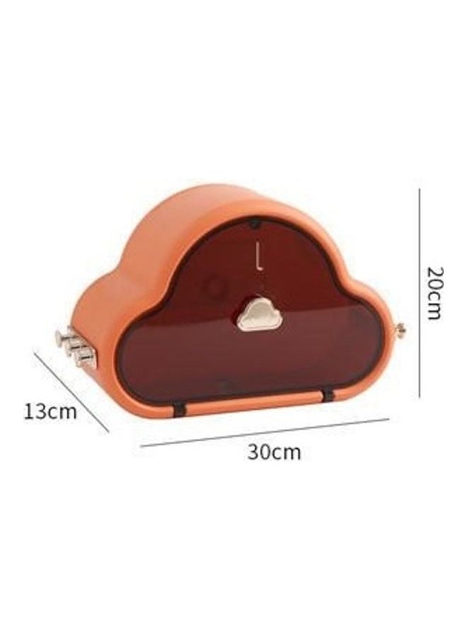 Cloud Design Bathroom Tissue Holder Orange 30x13x20cm